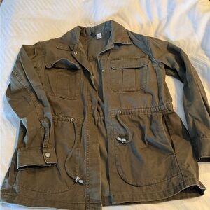 Olive Green Utility Jacket